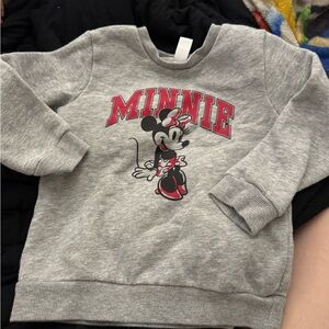 Minnie Mouse Gray Kids Sweatshirt